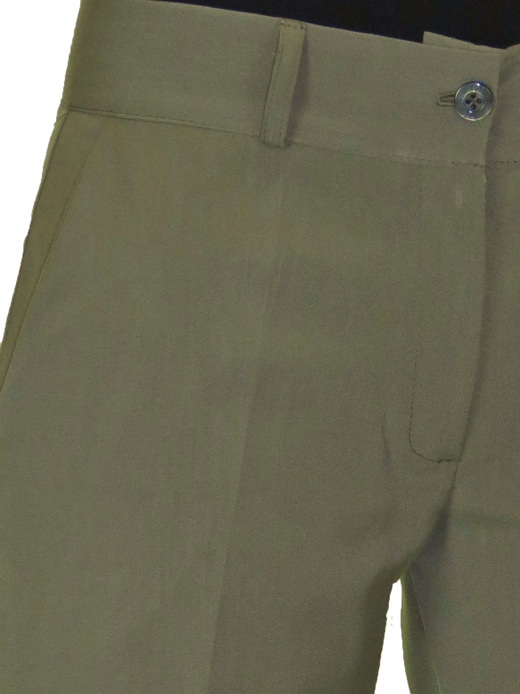 Ladies Smart Tailored Shorts Khaki