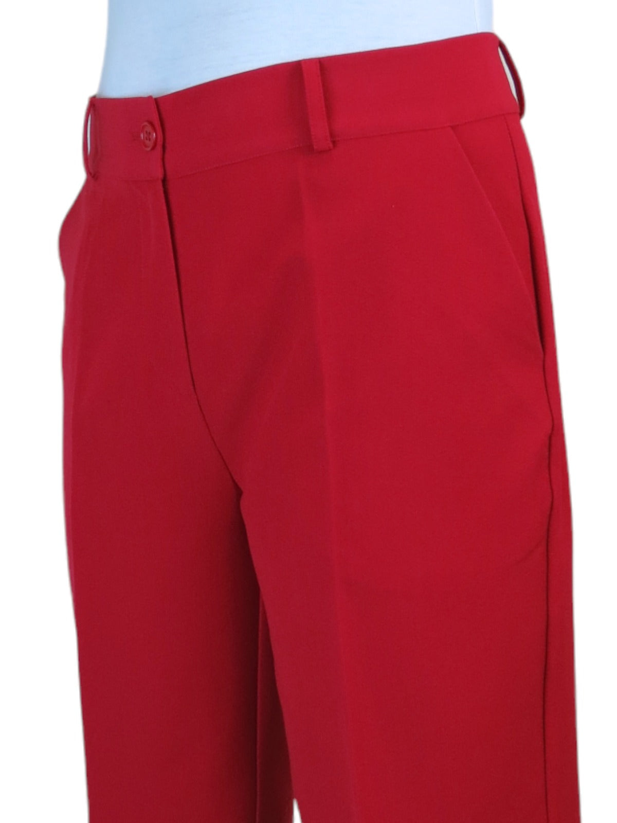 Ladies Smart Tailored Shorts Red
