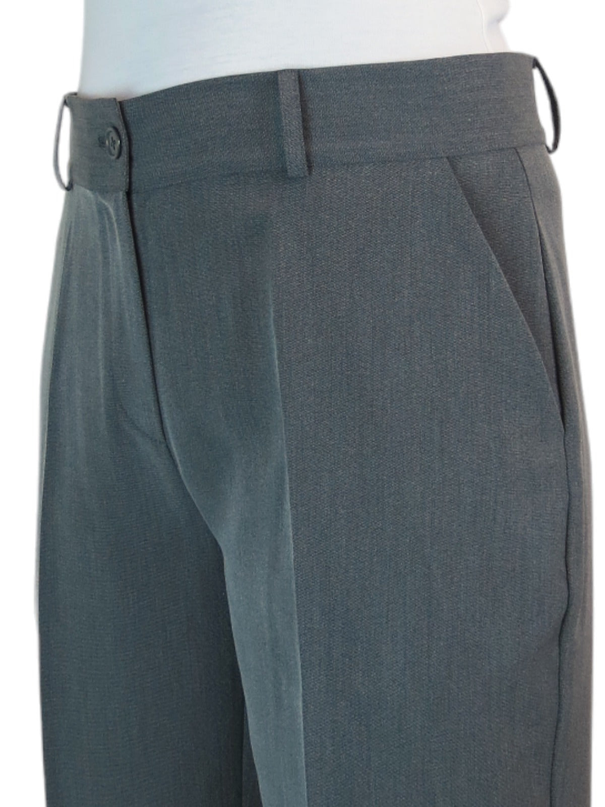 Ladies Smart Tailored Shorts Marl Grey