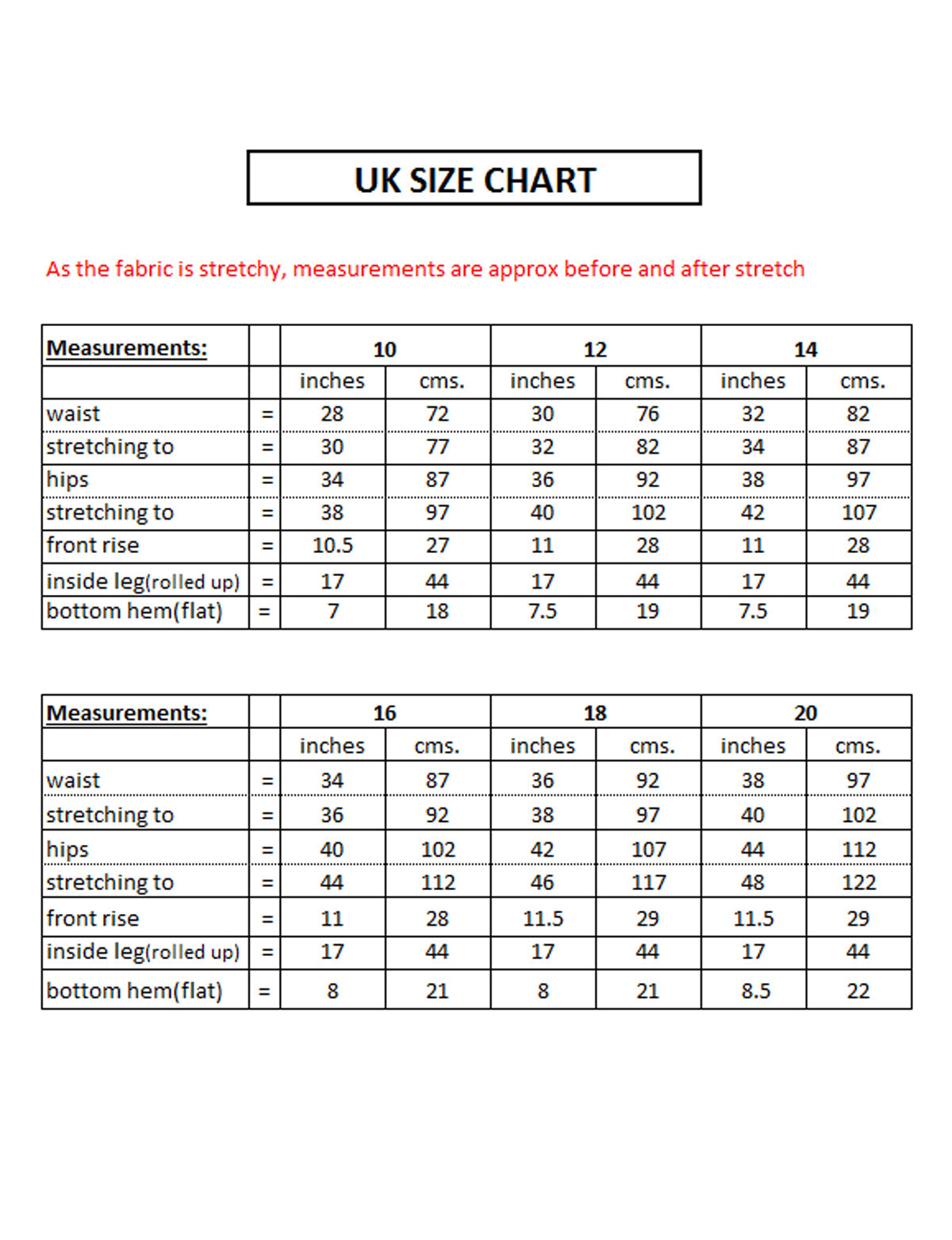 Turn Up Cuff Jeans Chino Stretch Capri Cropped Brown