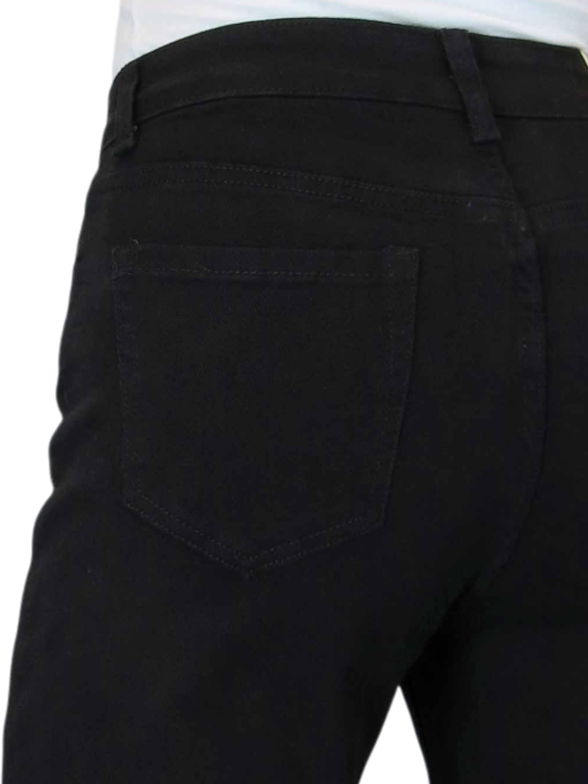 Wide Leg High Waist Jeans Black