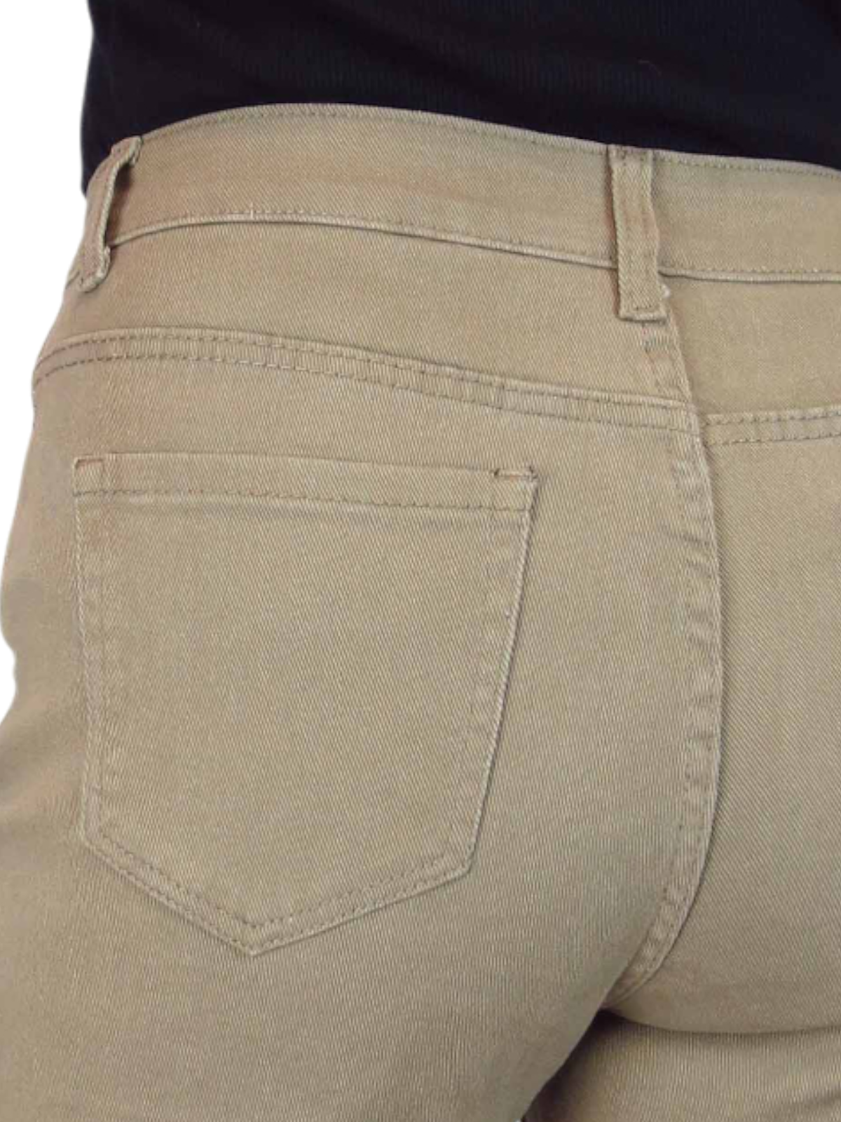 Wide Leg High Waist Jeans Tan