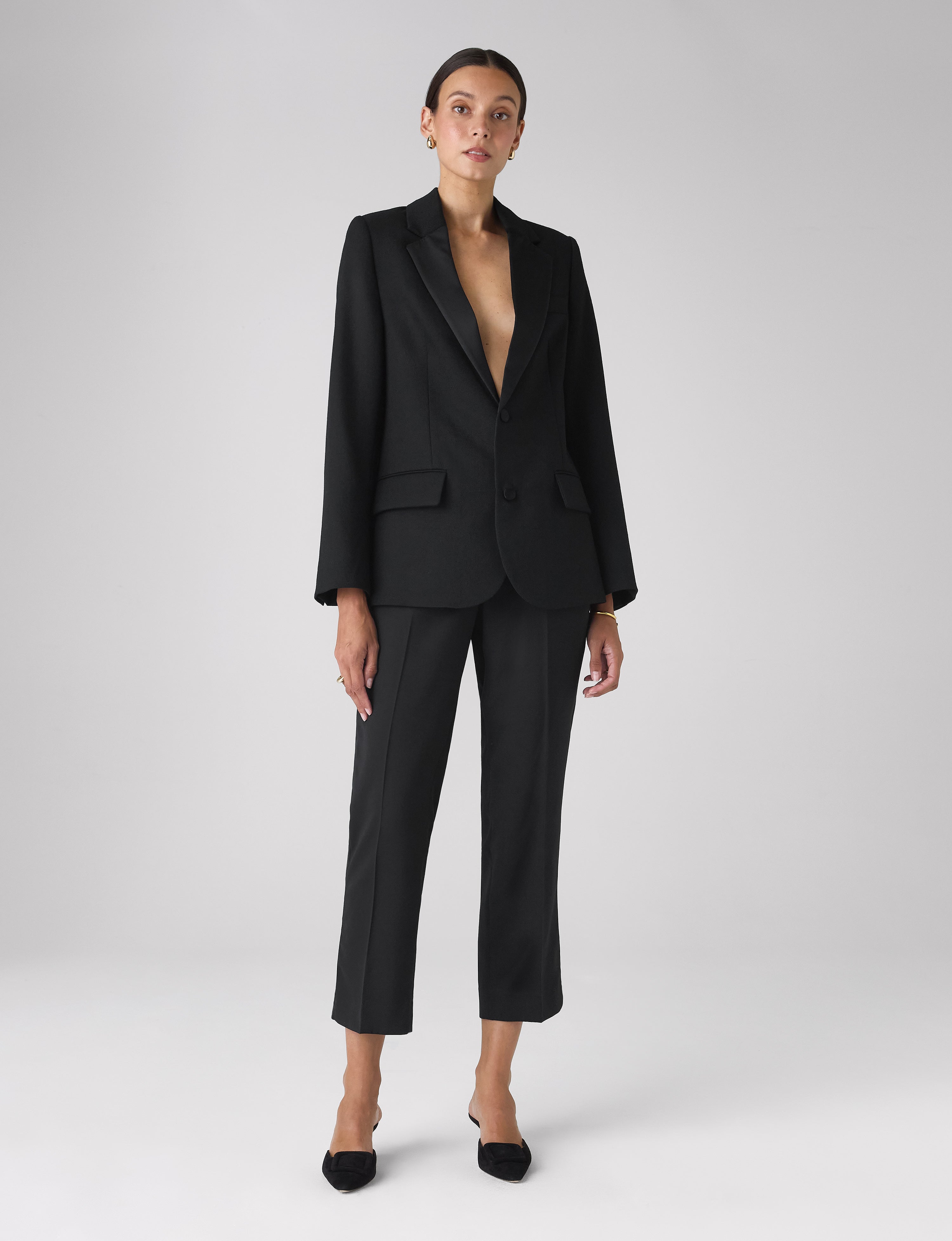 Hutton Tuxedo: Wool, Black