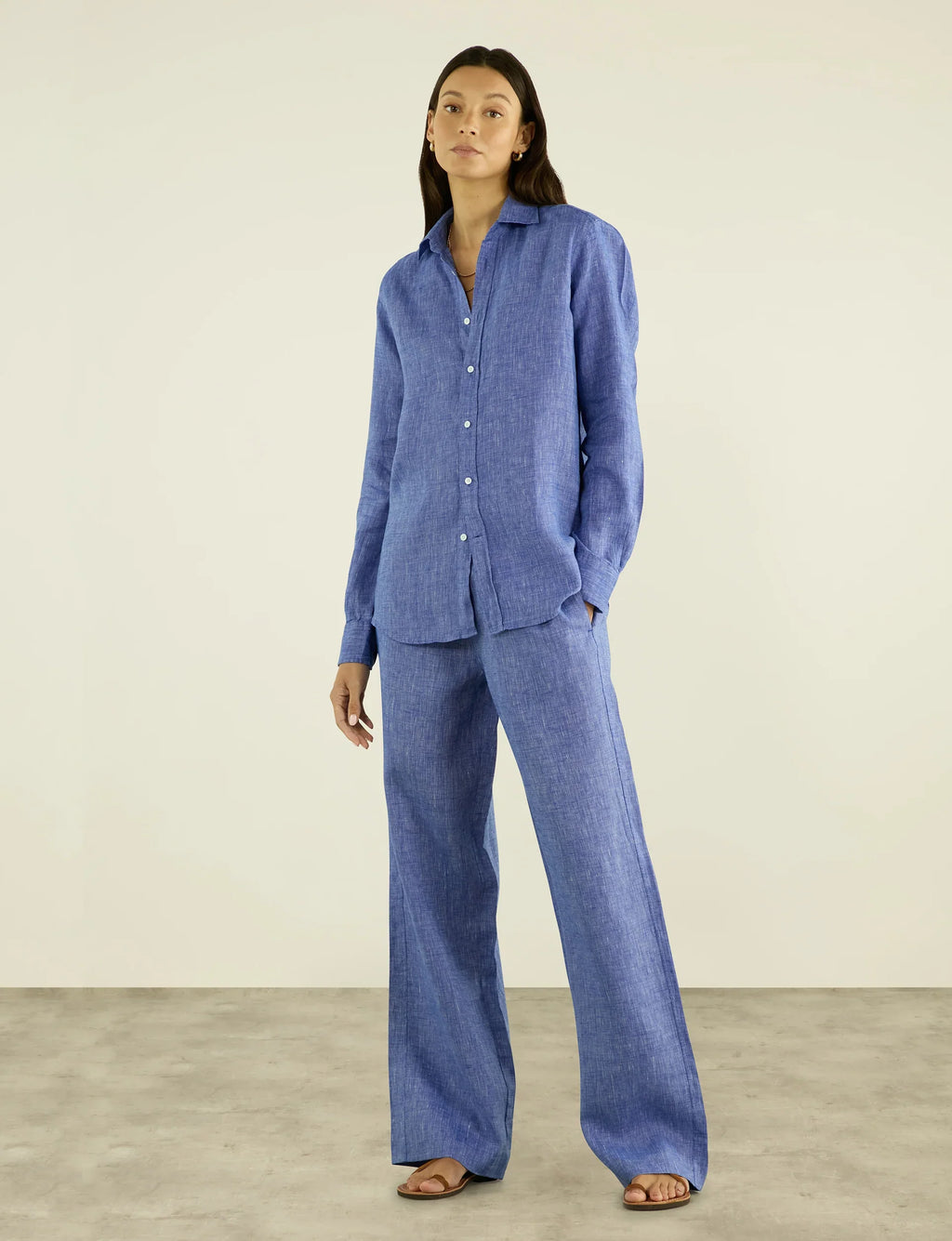 The Palazzo: Linen, Lapis Blue