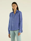 The Classic: Linen, Lapis Blue