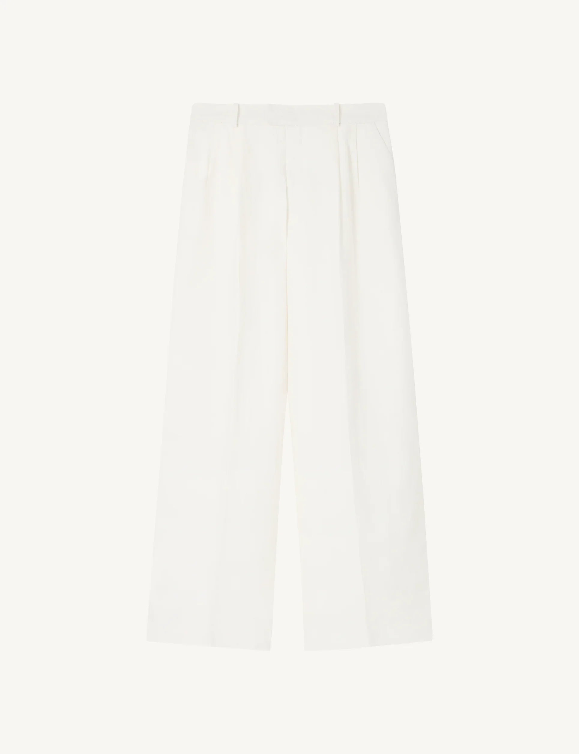 Rampling Trouser: Linen, Ivory