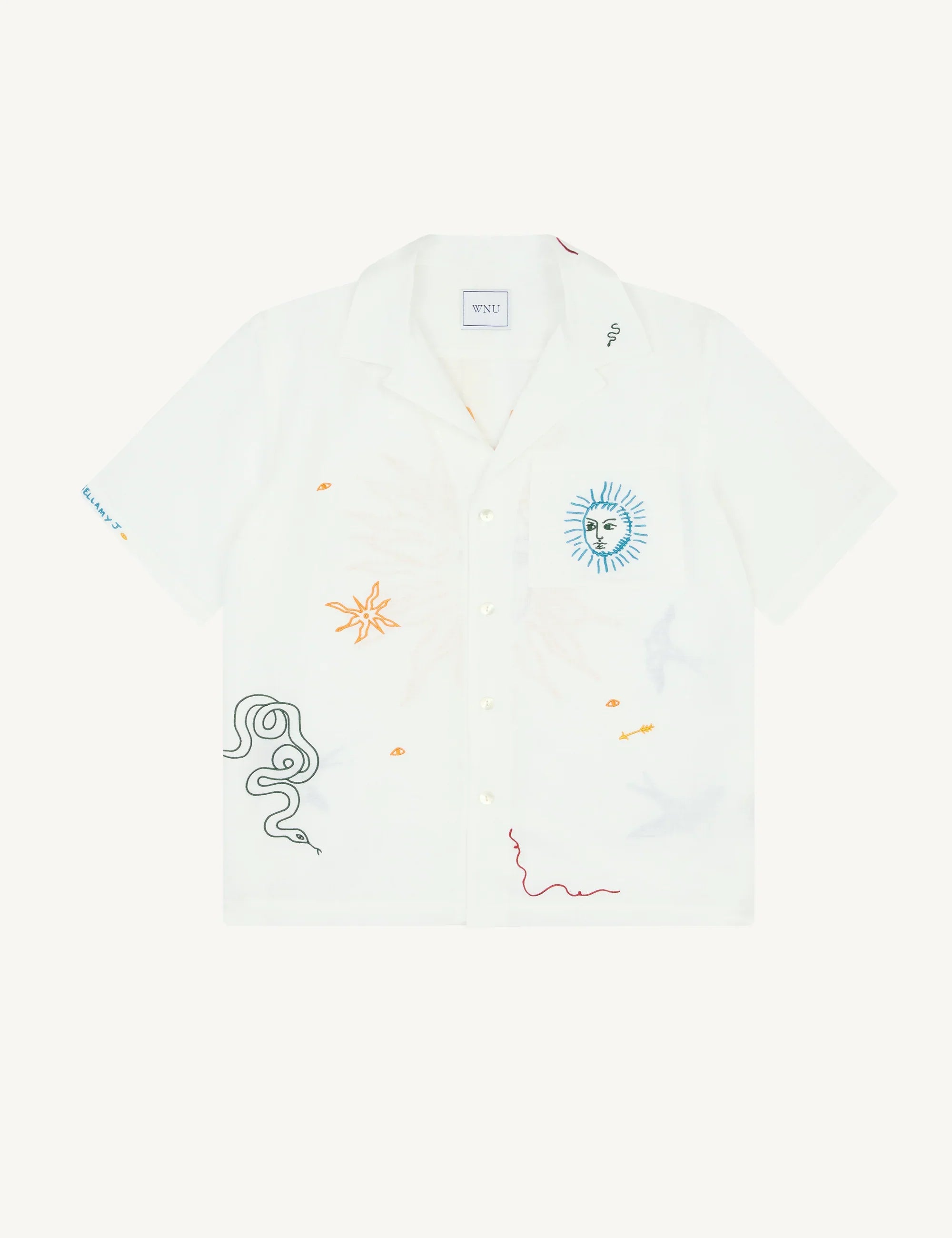 The Set: Linen White x Bellamy Jean Cabana Shirt x Boxer