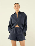 The Set: Hemp Navy Shirt & Boxer