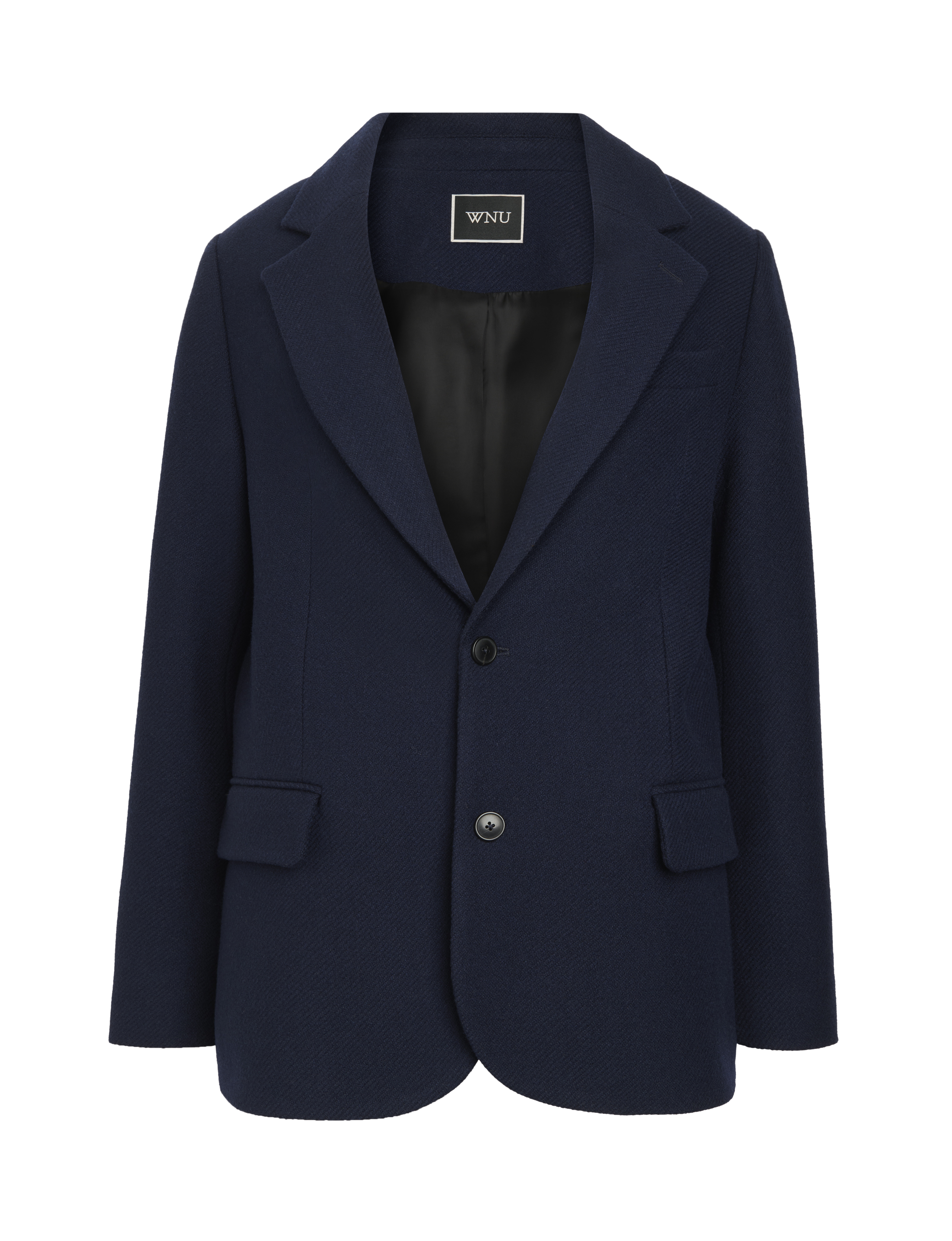 Hutton Blazer: Wool, Navy Blue