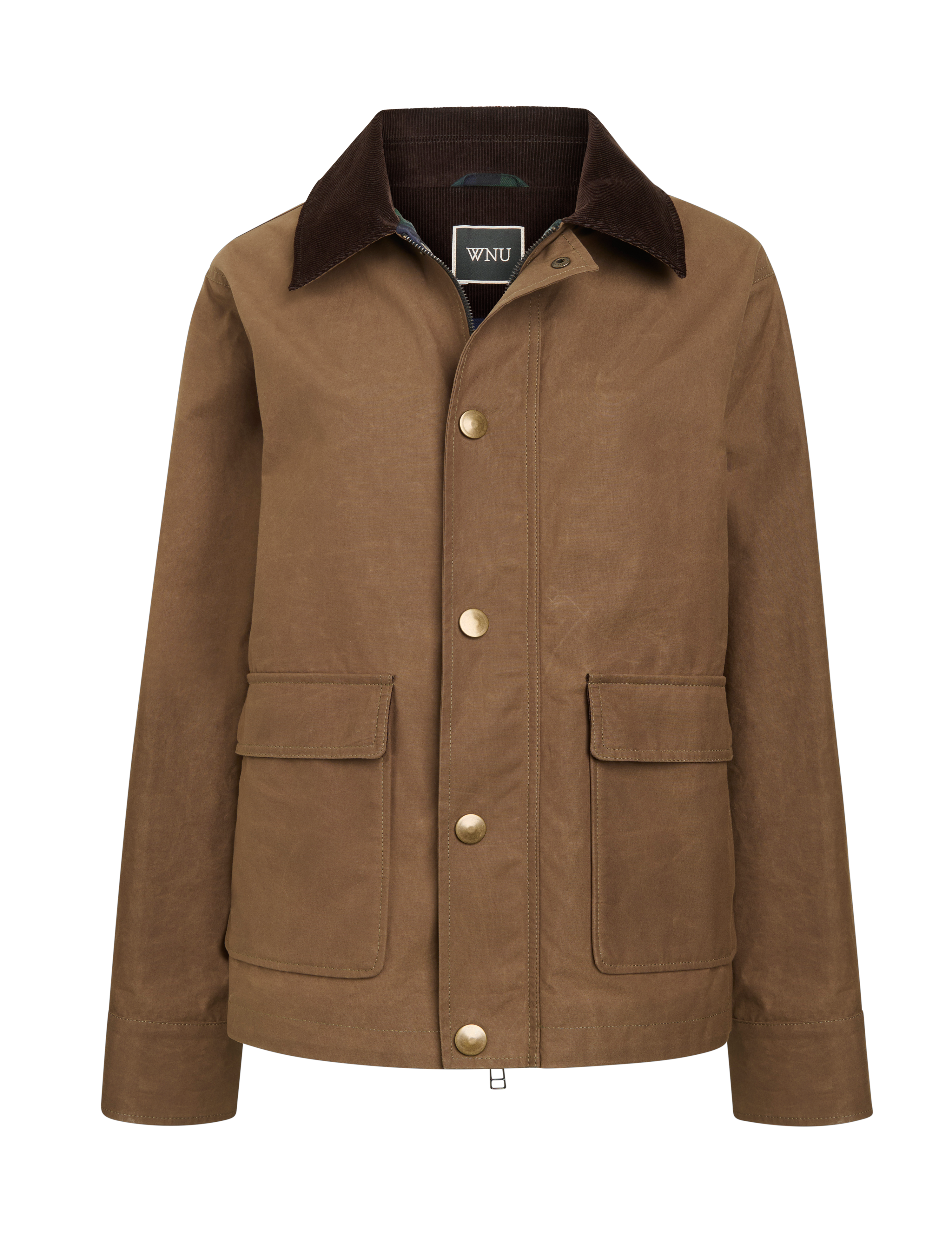 Kent Jacket: Waxed Cotton, Chocolate