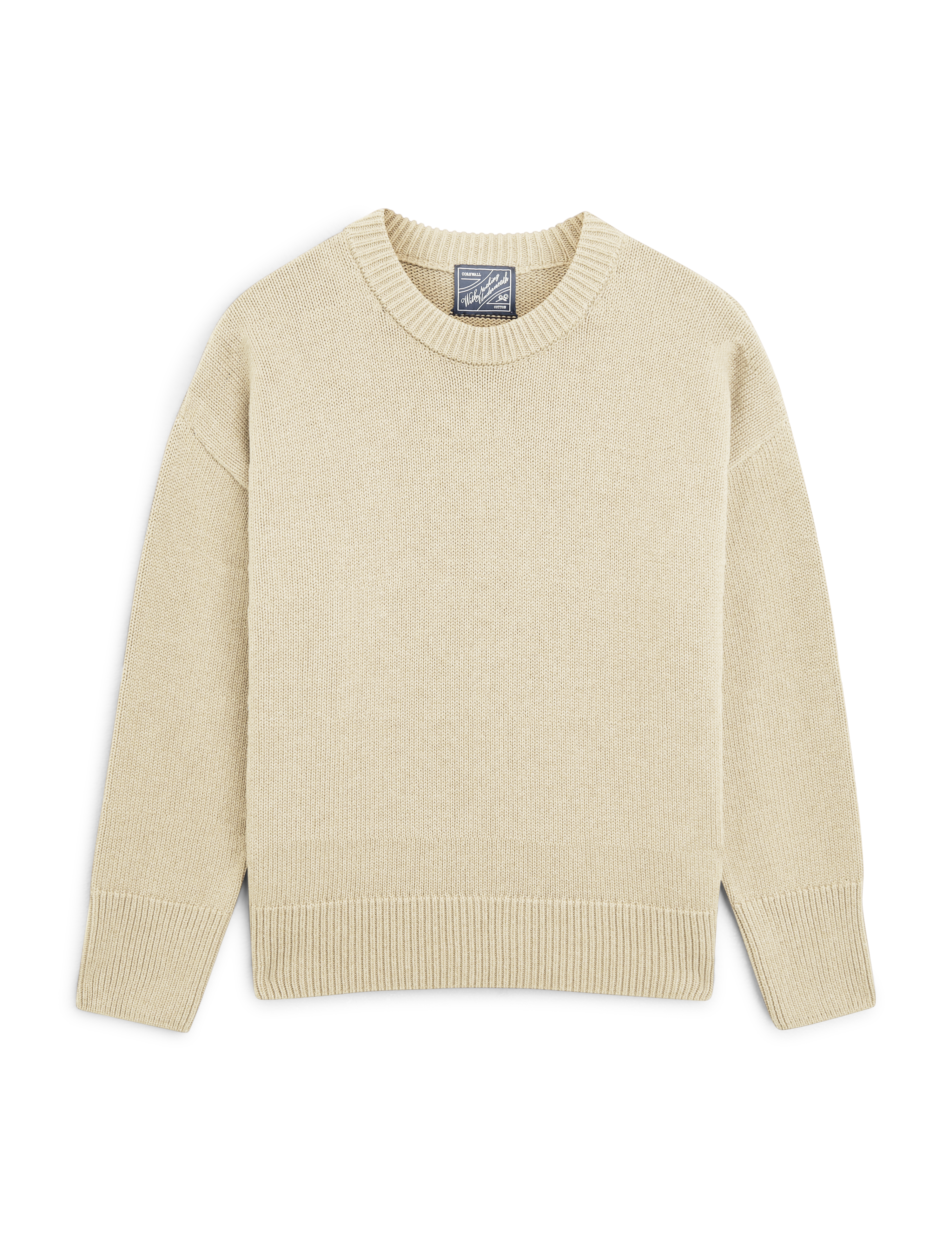 Cornwall Jumper: Cotton, Oatmeal