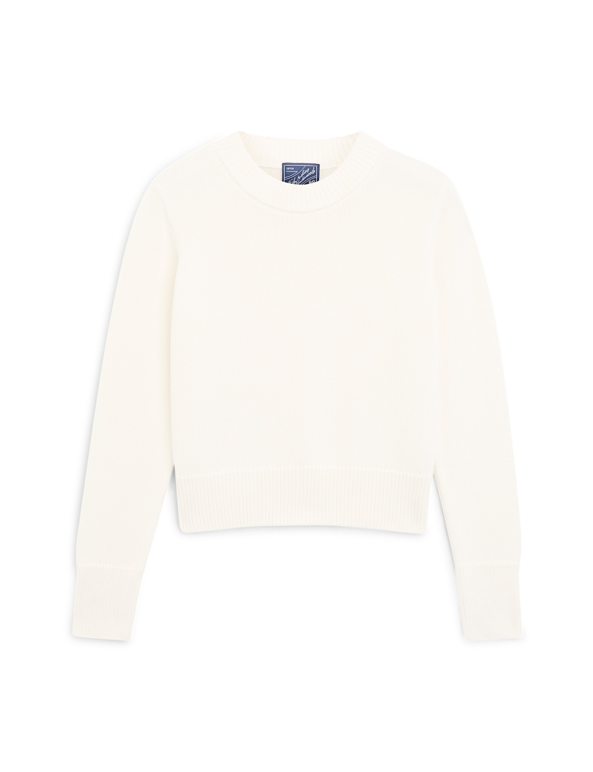 Devon Jumper: Cotton, Cream