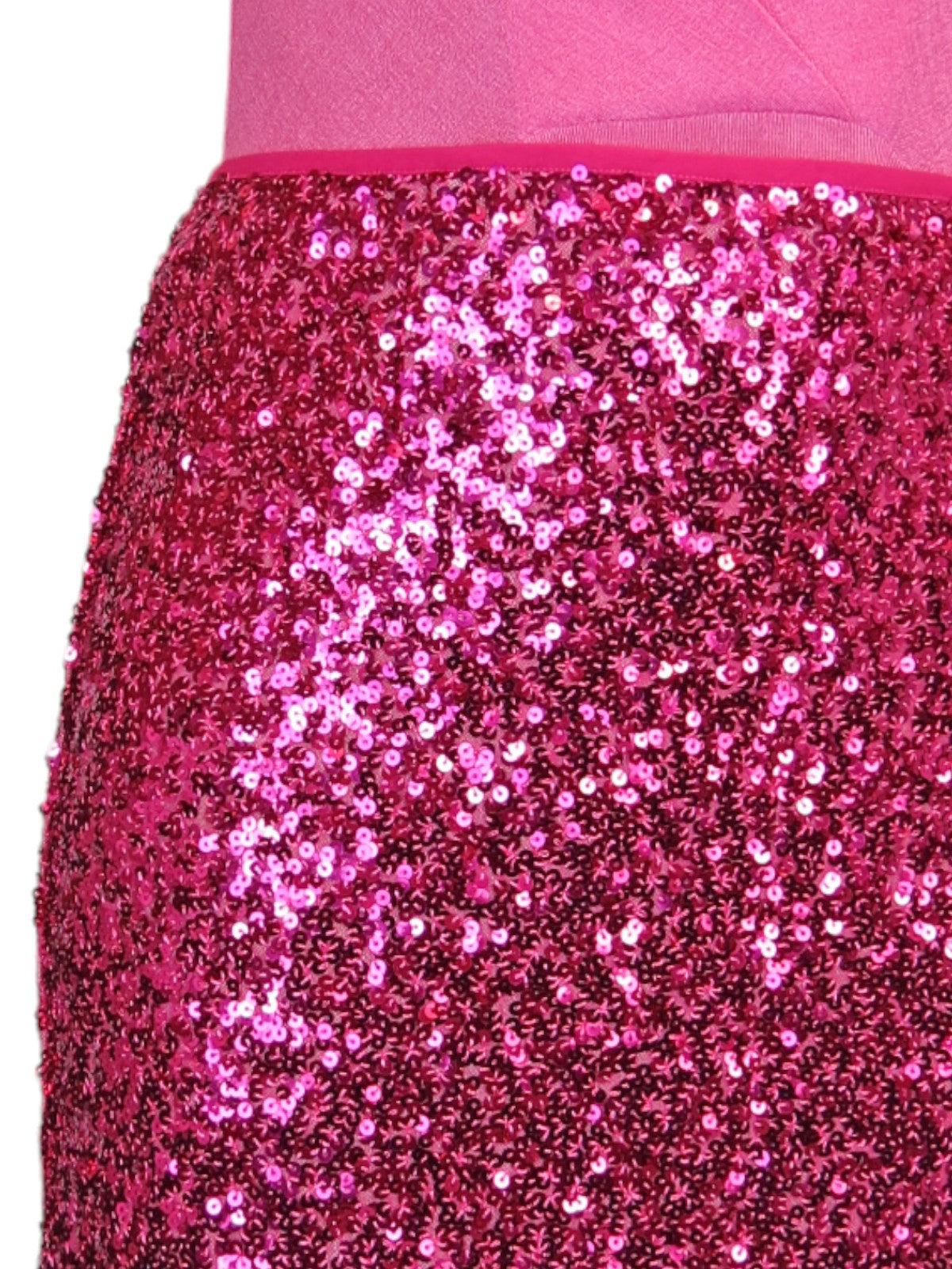 Women's Stretch Sequin Mini Skirt Hot Pink