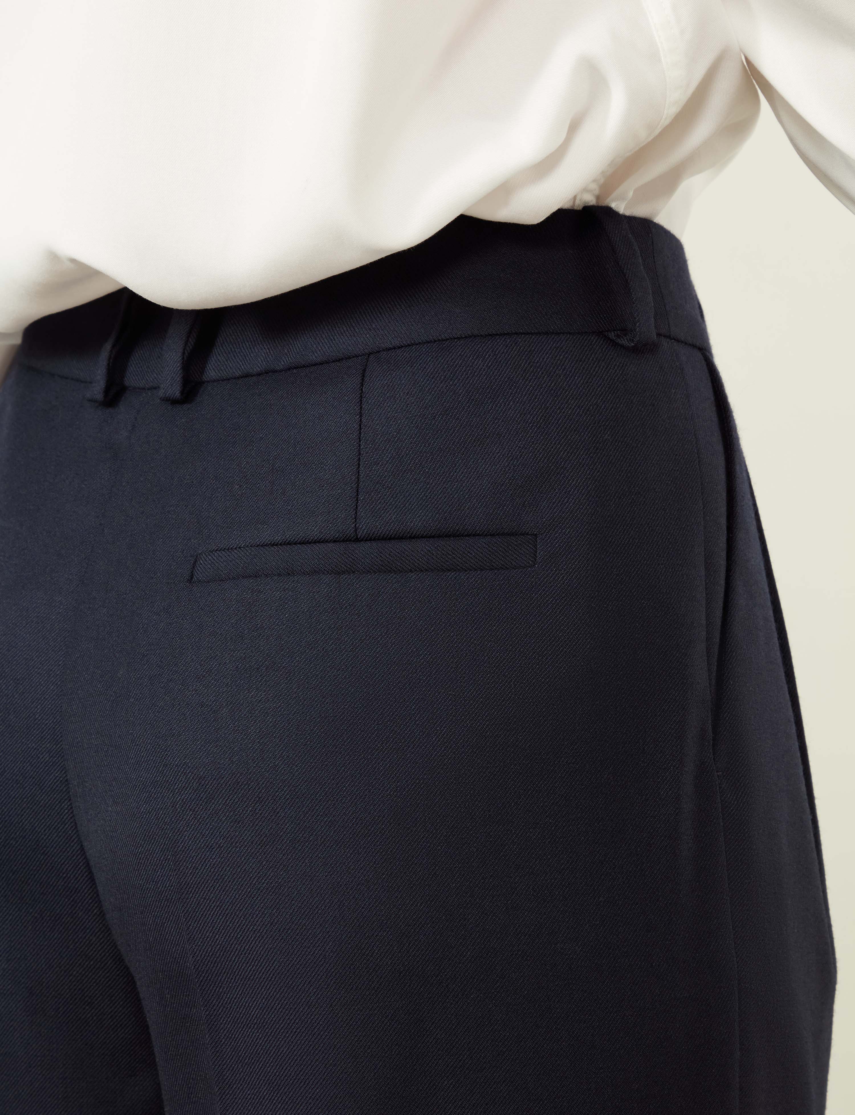 Rampling Trouser: Wool, Navy