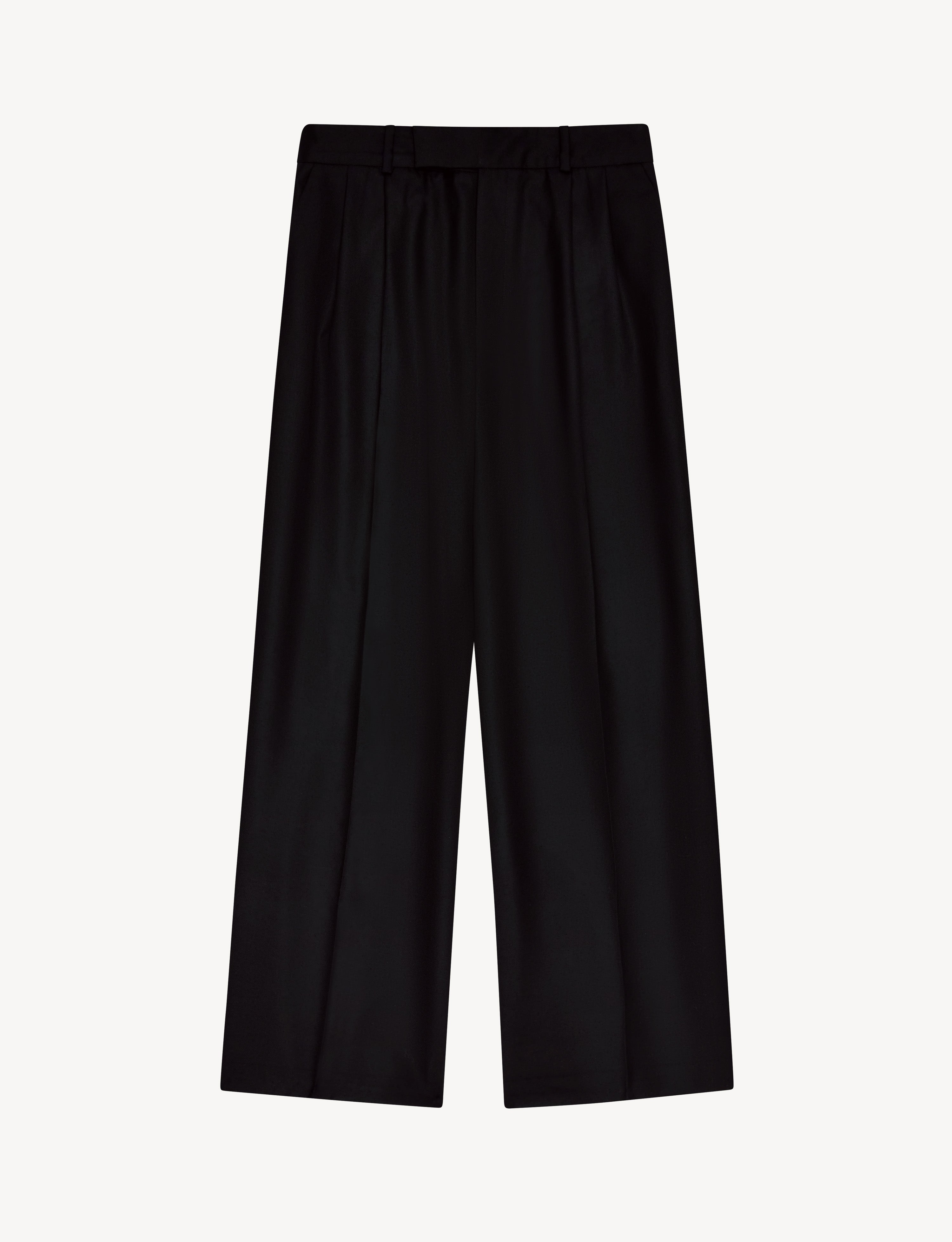Rampling Trouser: Wool, Black