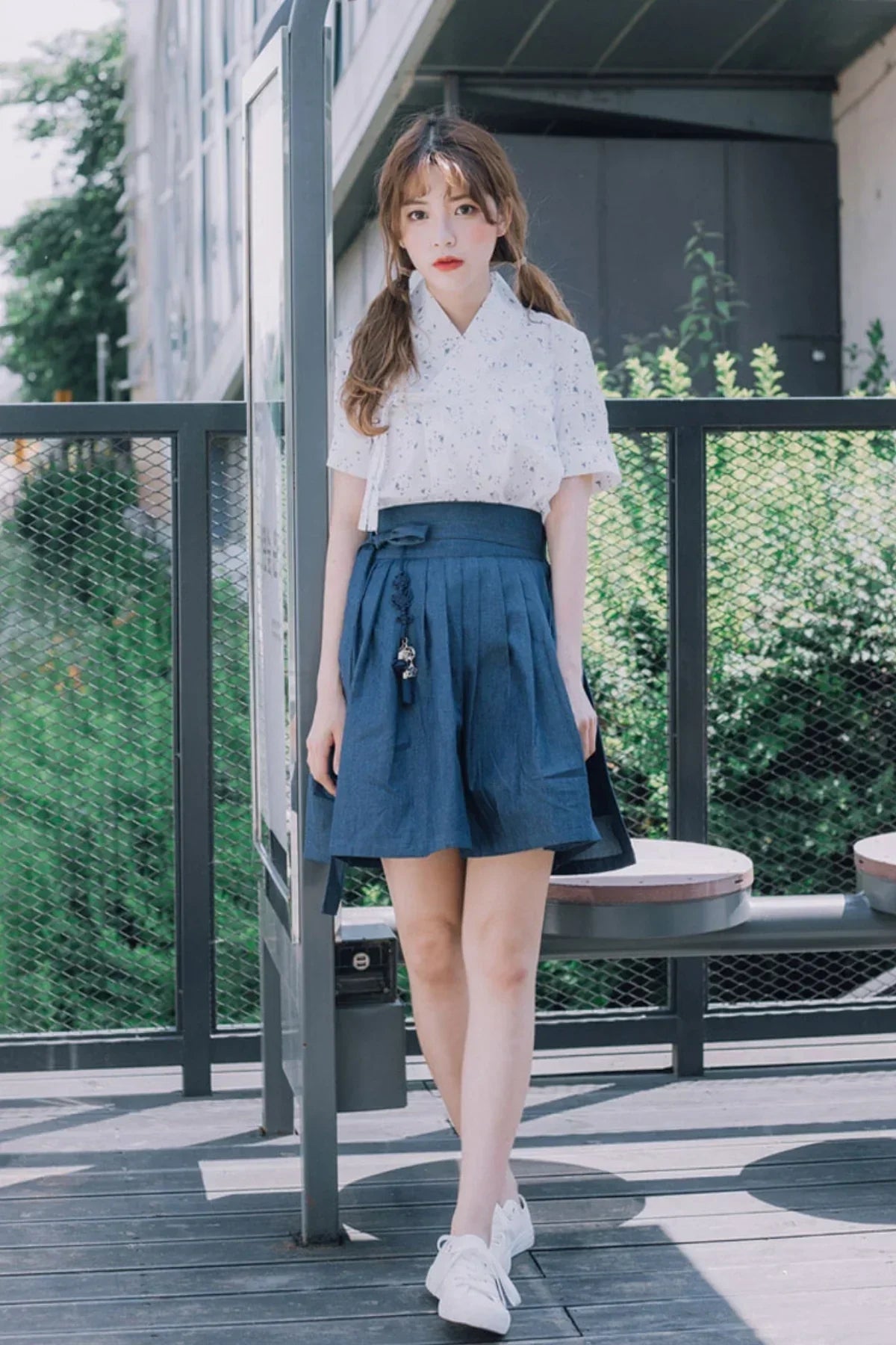 Denim Mini Skirt